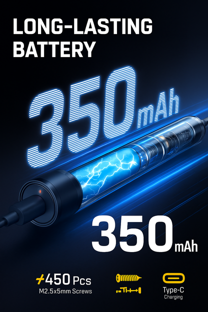 Fixtek™ Core Precision Electric Screwdriver Kit